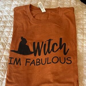 Bella Canvas Orange Witch Tee
